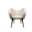 A chair with a distinctive modern design