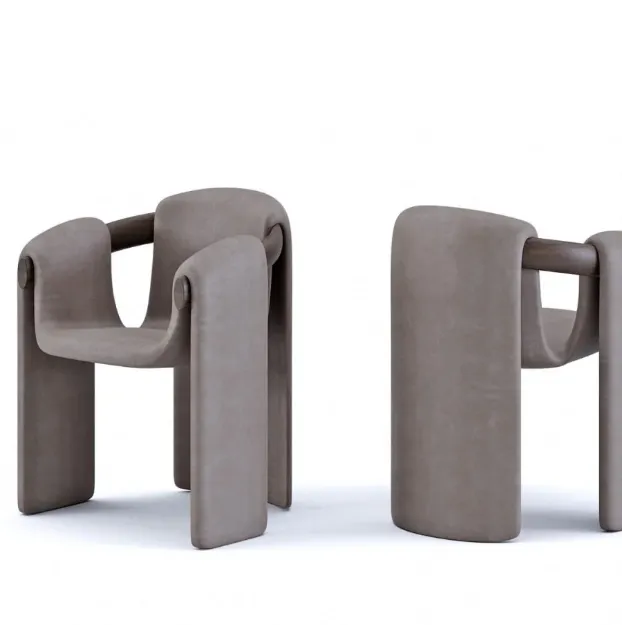 A chair with a unique design