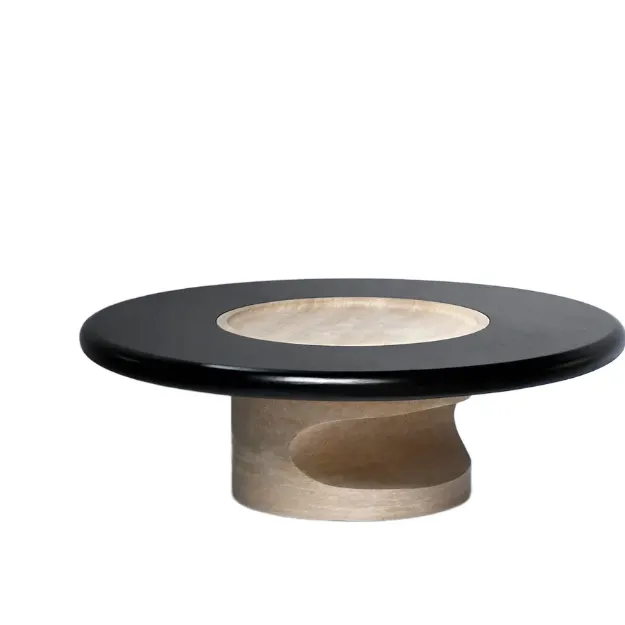 A coffee table with a distinctive design